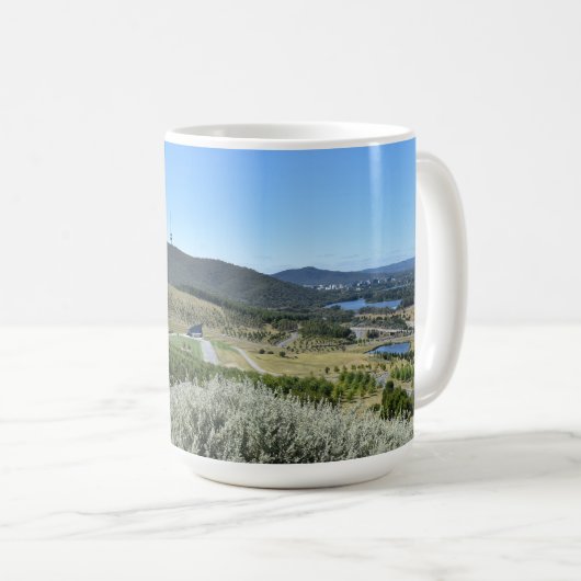 Idyllischer Tag in Canberra Kaffeetasse (VorderseiteRechts)