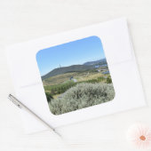 Idyllischer Tag in Canberra Quadratischer Aufkleber (Umschlag)