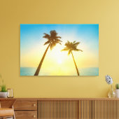 Idyllischer tropischer Himmel Leinwanddruck (Insitu (Wohnzimmer))