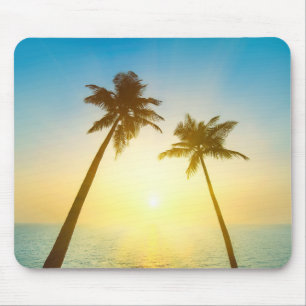 Idyllischer tropischer Himmel Mousepad