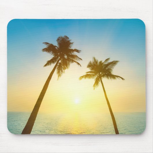 Idyllischer tropischer Himmel Mousepad (Vorne)