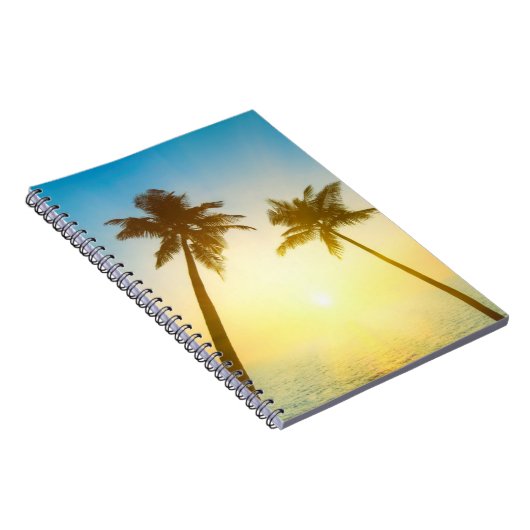 Idyllischer tropischer Himmel Notizblock (Rechte Seite)