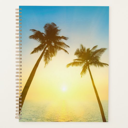 Idyllischer tropischer Himmel Planer (Vorderseite)