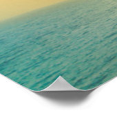 Idyllischer tropischer Himmel Poster (Ecke)