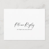 Idyllisches stylisches Calligrafy Menu UAWG Postkarte (Vorderseite)