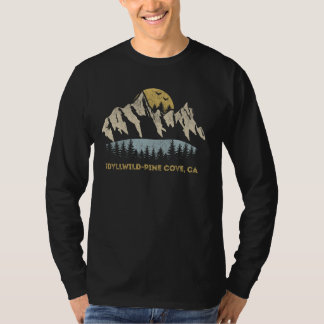 Idyllwild Pine Cove California Mountain Sunset Sun T-Shirt