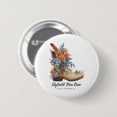 Idyllwild Pine Cove Wandern Outdoor-Souvenir Button (Vorne & Hinten)