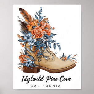 Idyllwild Pine Cove Wandern Outdoor-Souvenir Poster