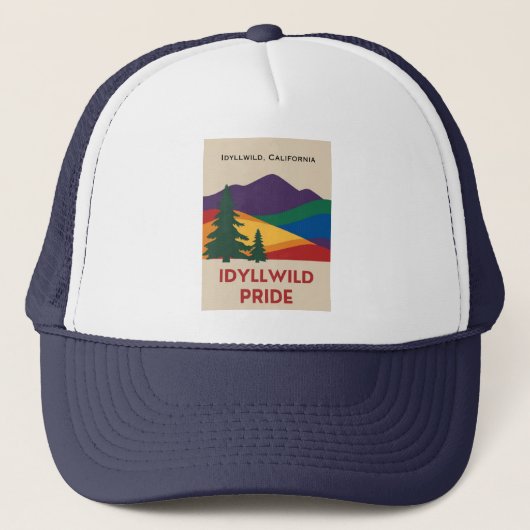 Idyllwild Pride Baseball Cap Truckerkappe (Vorderseite)