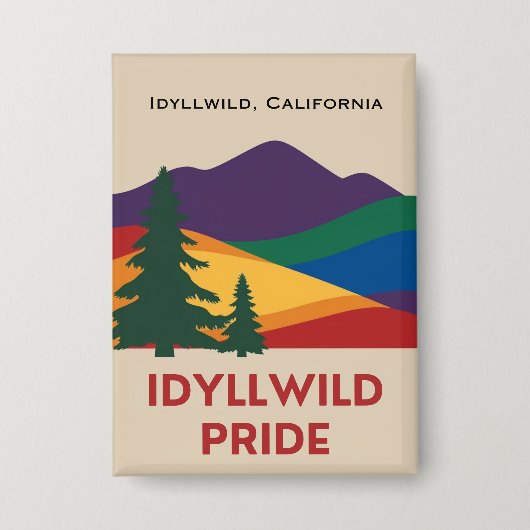 Idyllwild Pride Button-Button Button (Vorderseite)