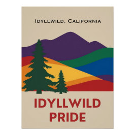 Idyllwild Pride Glossy Poster