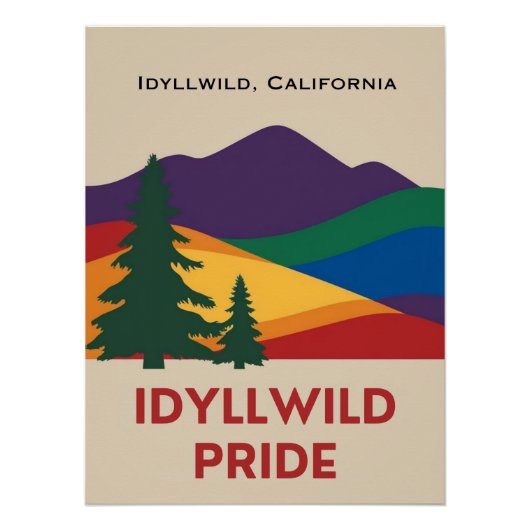 Idyllwild Pride Glossy Poster (Vorderseite)