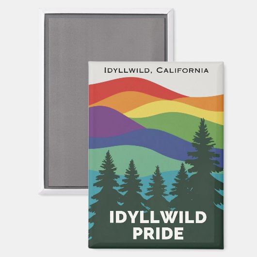 Idyllwild Pride Magnet (Vorderseite/Rückseite)