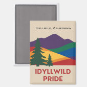 Idyllwild Pride Magnet (Vorderseite/Rückseite)