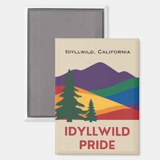 Idyllwild Pride Magnet (Vorderseite/Rückseite)