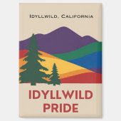 Idyllwild Pride Magnet (Vorderseite)