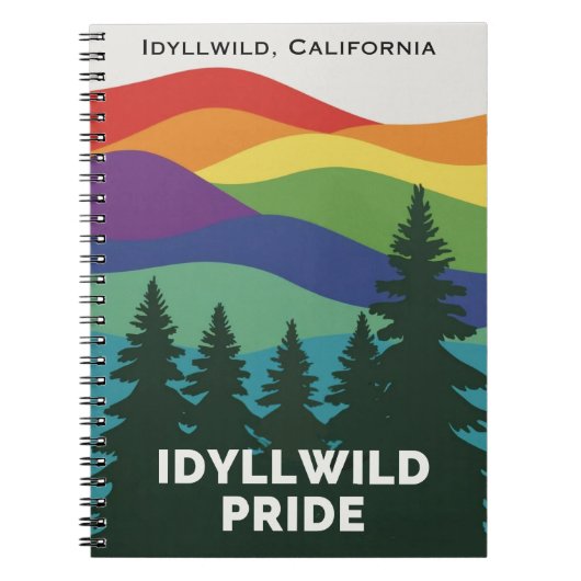 Idyllwild Pride Spiral Notebook Notizblock (Vorderseite)