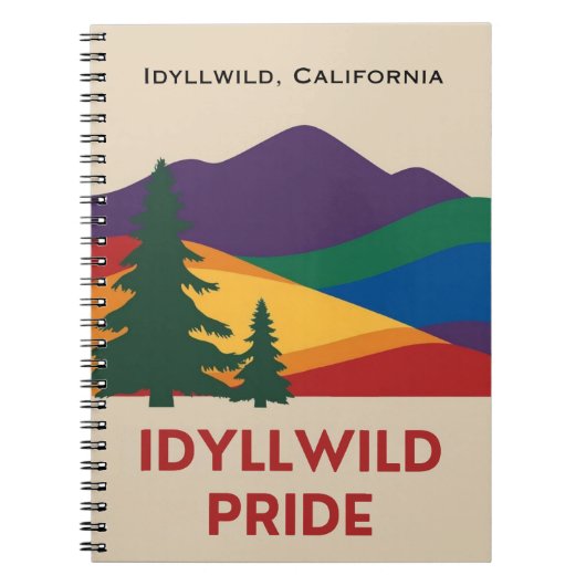 Idyllwild Pride Spiral Notebook Notizblock (Vorderseite)