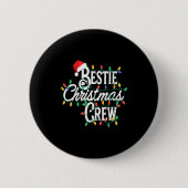Ie Christmas Crew Funny Friend Matching Friends Button (Vorderseite)