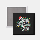 Ie Christmas Crew Funny Friend Matching Friends  Magnet (Vorderseite/Rückseite)