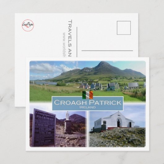 IE Irland - Croagh Patrick - Postkarte (Vorne/Hinten)