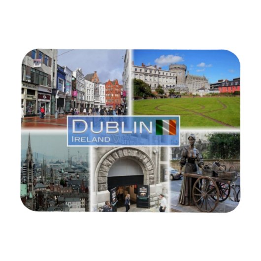 IE Irland - Dublin - Magnet (Horizontal)