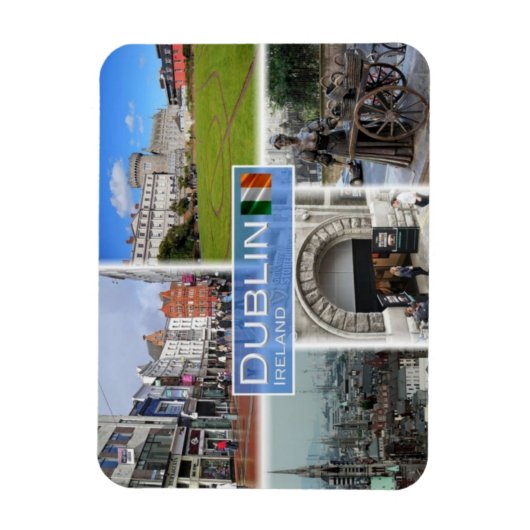 IE Irland - Dublin - Magnet (Vertikal)