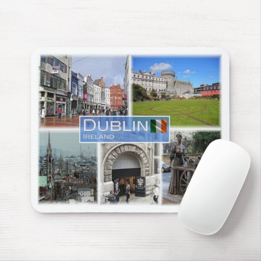 IE Irland - Dublin - Mousepad (Mit Mouse)