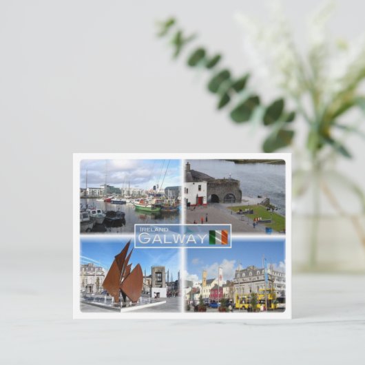 IE Irland - Galway - Postkarte (Stehend Vorderseite)