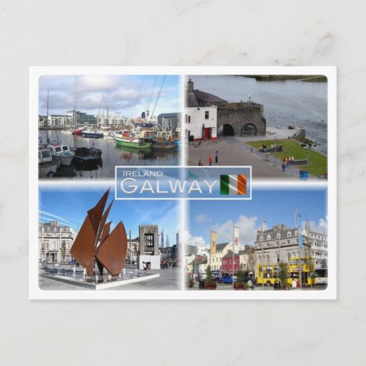 IE Irland - Galway - Postkarte (Vorderseite)