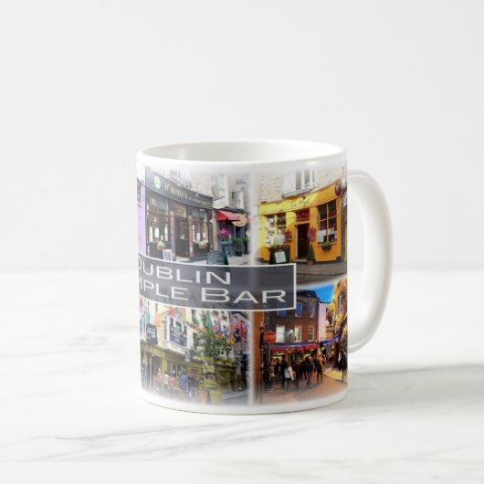 IE Irland - Temple Bar Dublin - Kaffeetasse (VorderseiteRechts)