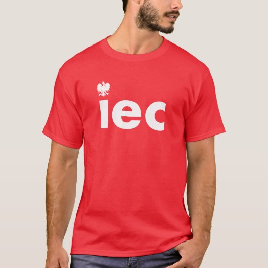 IEC Polnischer Nachname Tshirt (Vorderseite)