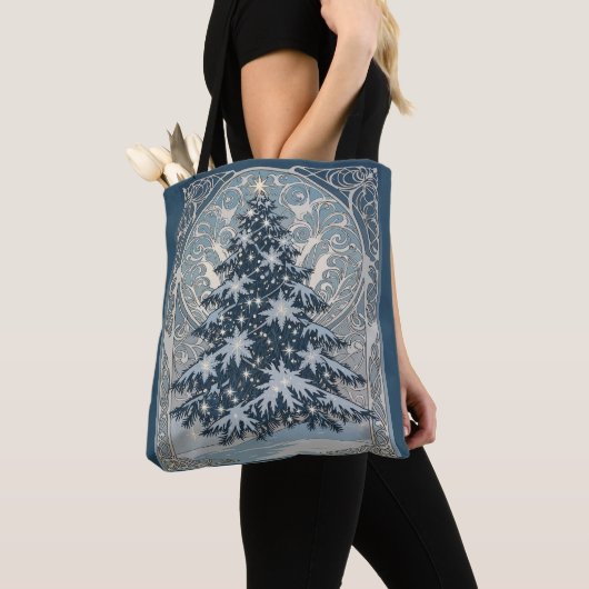 iElegant Christmas Yule Tree Snowflakes and Stars Tasche (Von Nahem)