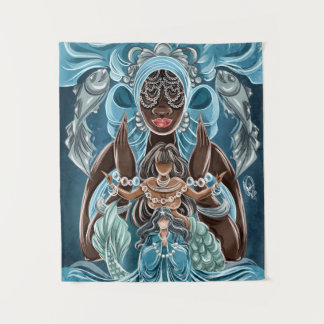 Iemanjá por Orádia N.C Porciúncula Wandteppich