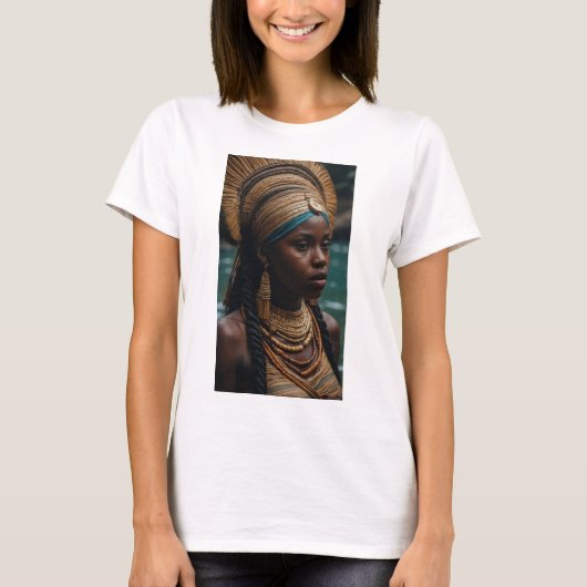 Iemanjá (Yemoja) - Erziehung der Mutter des Ozeans T-Shirt (Vorderseite)