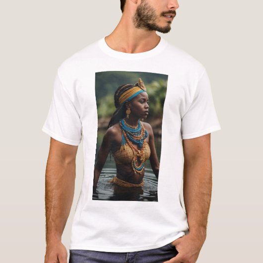 Iemanjá (Yemoja) - Mutter der Ozeane T-Shirt (Vorderseite)