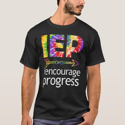 IEP Encourage Progress Special Education School Te T-Shirt (Vorderseite)