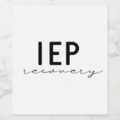IEP-Erholung Weinetikett (Einzelnes Label)