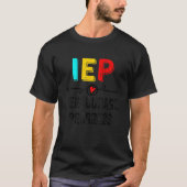 IEP I Encourage Progress Special Education School T-Shirt (Vorderseite)