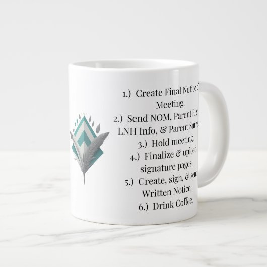 IEP Steps Kaffee Tasse (Vorderseite Rechts)