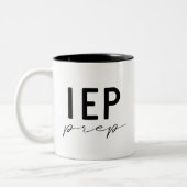 IEP-Vorbereitung Zweifarbige Tasse (Links)