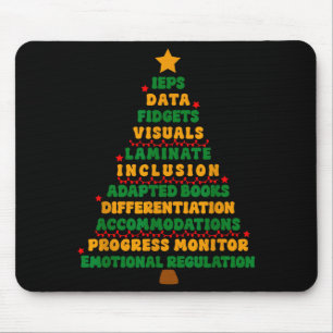 Ieps-Lehrer-Weihnachtsbaum Sonderpädagogik Sped Mousepad