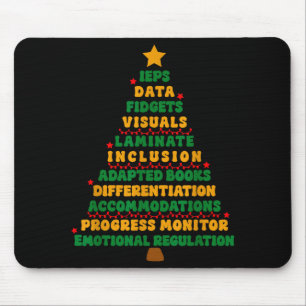 Ieps-Lehrer-Weihnachtsbaum Sonderpädagogik Sped Mousepad