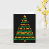 Ieps Teacher Christmas Tree Special Education Sped Karte (Gelbe Blume)