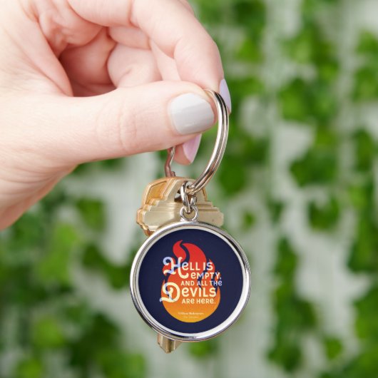 iery William Shakespeare Hell is Empty Schlüsselanhänger (Hand)