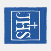 Iesus Hominum Salvator Fleecedecke (Vorderseite (Horizontal))