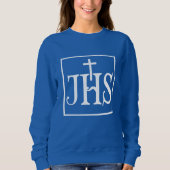 Iesus Hominum Salvator Sweatshirt (Vorderseite)