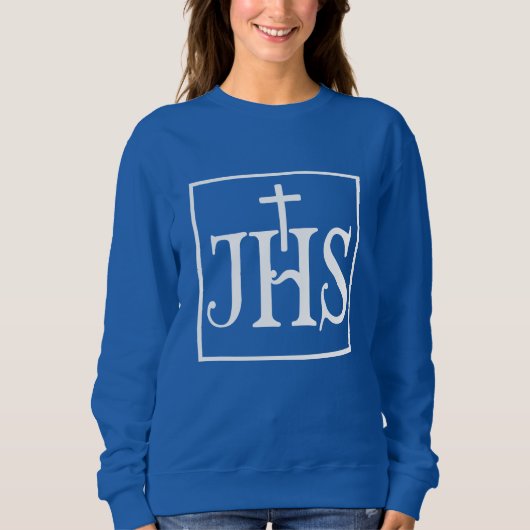 Iesus Hominum Salvator Sweatshirt (Vorderseite)