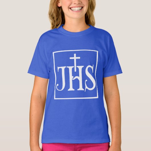 Iesus Hominum Salvator T-Shirt (Vorderseite)