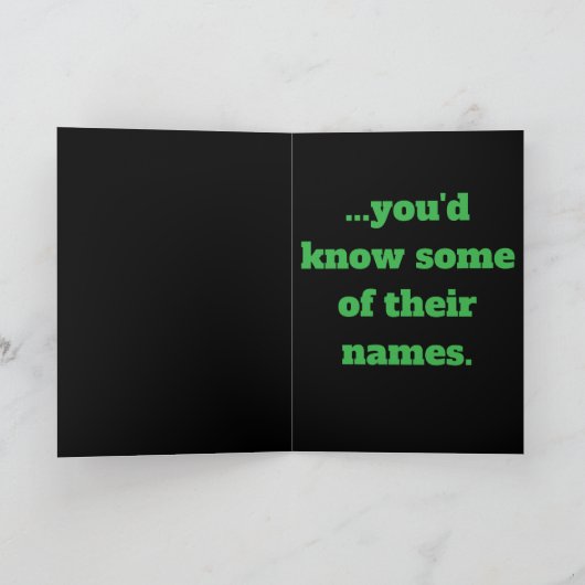 "If aliens really liked us" Joke (Any)  Karte (Innenseite)